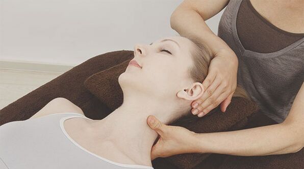 neck massage for osteochondrosis